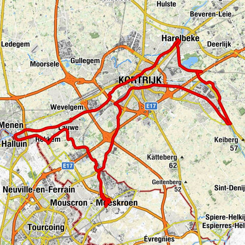 Mouscron - Moeskroen - Sint-Niklaaskerk - Sint-Jozef-Arbeiderkerk - Sint-Corneliuskerk