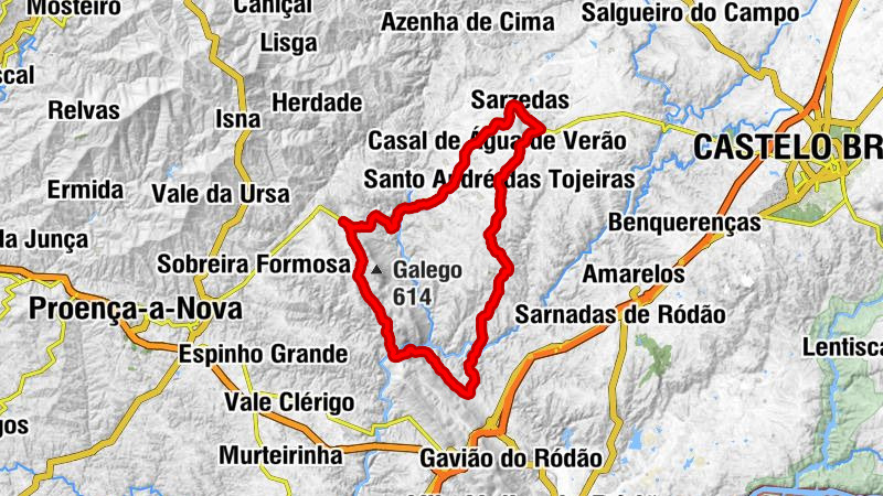 A Catraia - Catraia Cimeira - Chão do Galego - Igreja de Santo André das Tojeiras