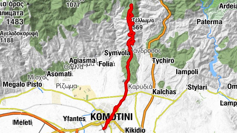 Κομοτηνή - Τζαμί Οσμανιέ - Τουριστικό Περίπτερο Αλσους Νυμφαίας - Σέλλωμα