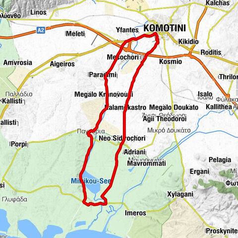 Κομοτηνή - Παραδημή - Μεγάλο Κρανοβούνι