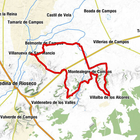 Villanueva de San Mancio - Ermita del Cristo del Humilladero - Palacios de Campos - Ermita del Humilladero