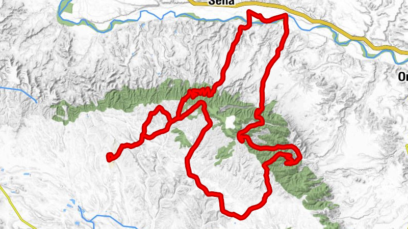 Villanueva de Sigena - Alto de Piedrafita - Loma de Valderrevés - Tozal de la Mora