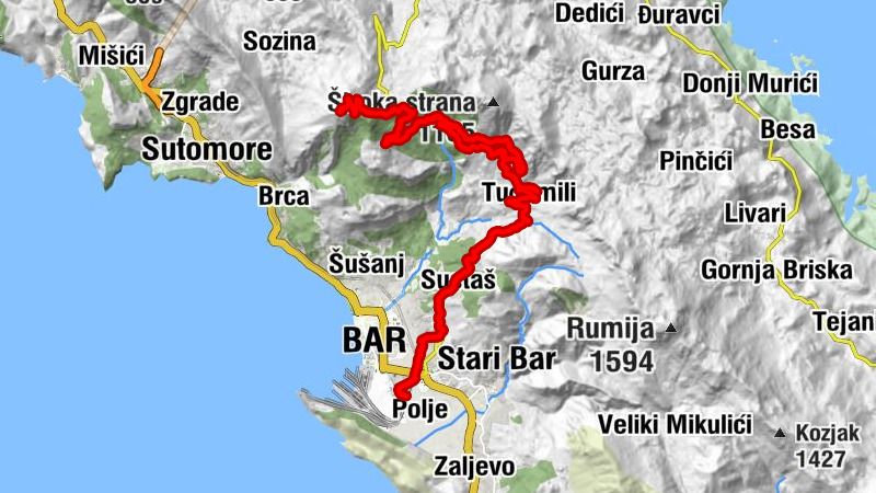 Bar - Džamija Tuđemili - Vrsuta