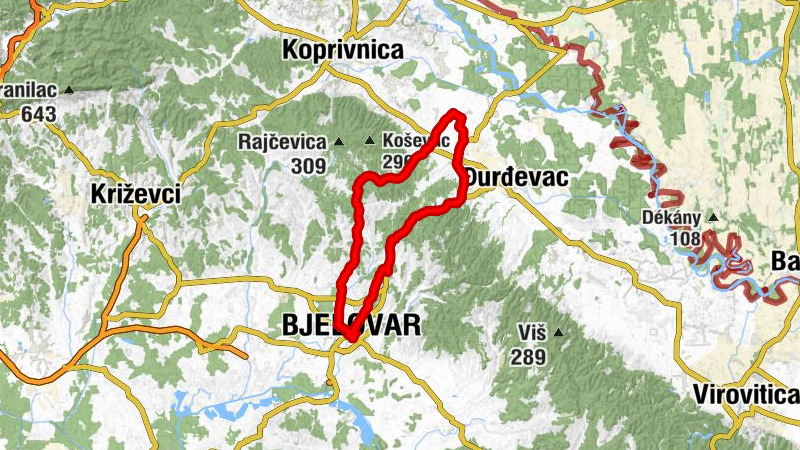 Bjelovar - crkva svetog Benedikta - Sv. Križ - Vis