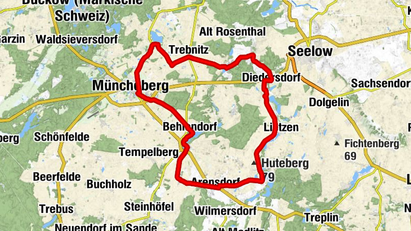 Obersdorf - Müncheberg - Dorfkirche Neuentempel - Dorfkirche Obersdorf