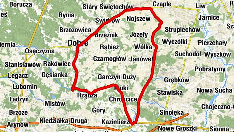 Jeżakowizna - Kościół pw. Świętego Mikołaja - Kościół pw. Świętego Jana Chrzciciela - Kościół pw. Świętego Stanisława