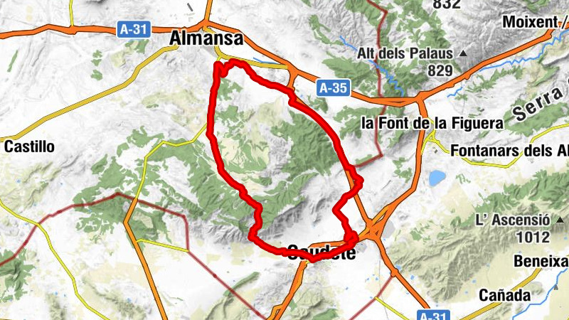 Caudete - Hoyas de Catín - Almansa