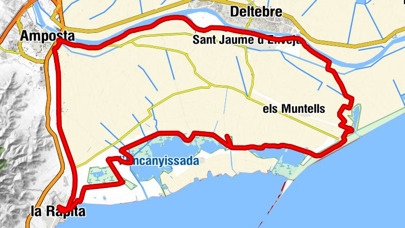 la Ràpita - Casa de Fusta - Deltebre - Amposta