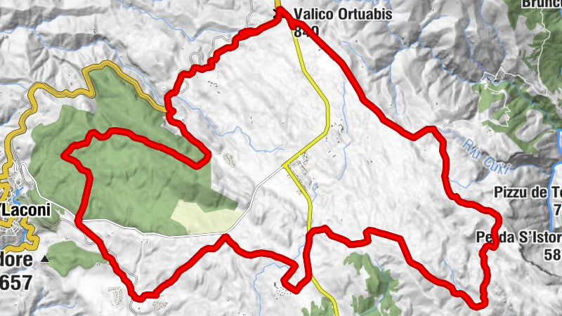 Ortuabis - Biancone - Bau Sa Mela - Valico Ortuabis