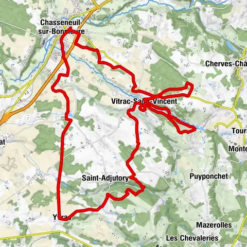 Chasseneuil-sur-Bonnieure - Yvrac - Le Menieux