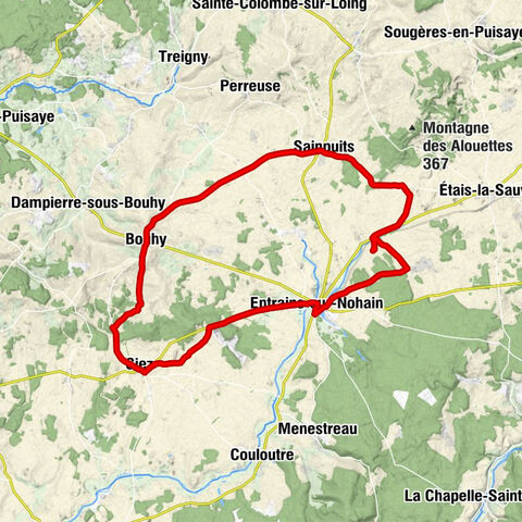 Étais-la-Sauvin - Chapelle Notre-Dame de Lorette - Église Saint-Martin - Entrains-sur-Nohain