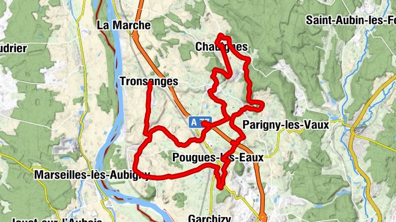 Tronsanges - Sevres - Chevigny - La Chaume