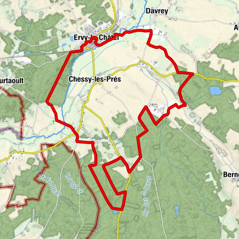 Ervy-le-Châtel - Église Saint-Pierre-ès-Liens - La Basse Vacherie - Le Mesnil