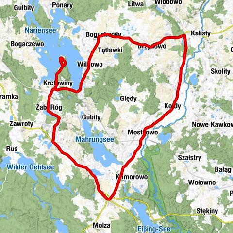 Kretowiny - Kaplica pw. Świętego Wojciecha - Kaplica pw. Matki Bożej Miłosierdzia - Kościół pw. Świętej Barbary
