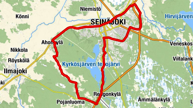 Roves - Seinäjoki - Tuomikylä - Karhuvuori