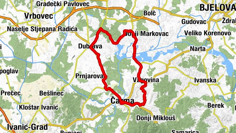 Dubrava - Bangurina - Čazma - crkva svete Marije Magdalene
