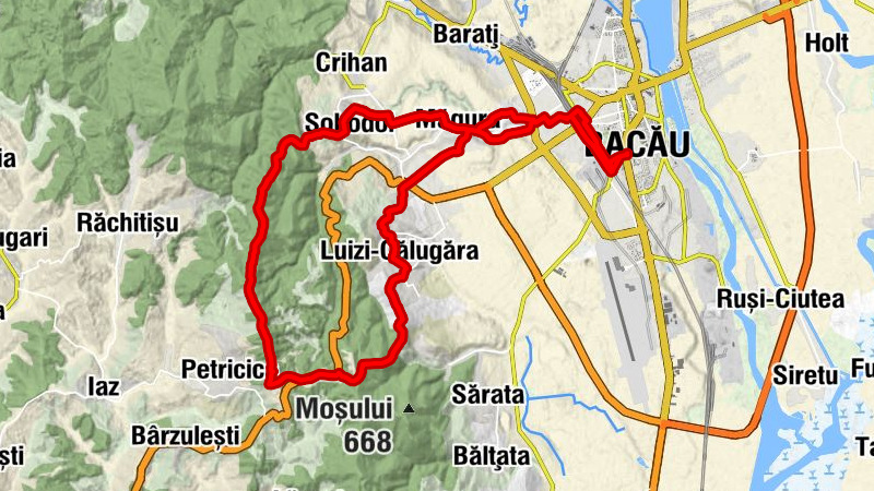 Bacău - Dealul Mare - Petricica - Petricica Est