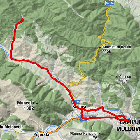 Câmpulung Moldovenesc - Pietrele Doamnei - Sadova