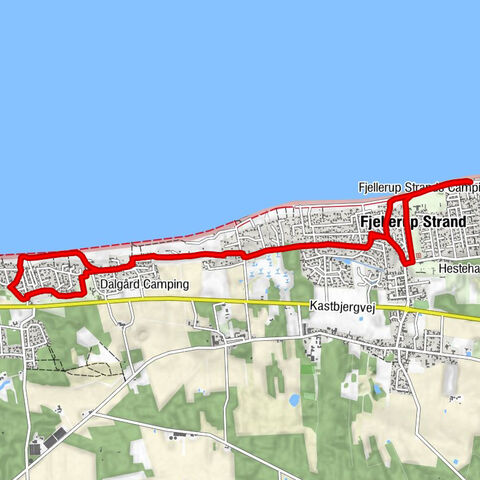 Fjellerup Strand - Hegedal Strand - Skovgårde Strand