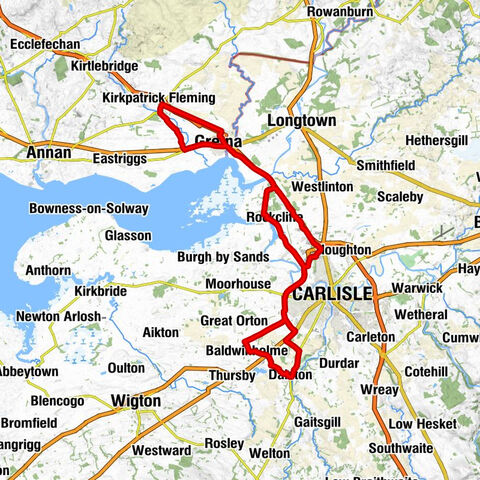 Dalston - Carlisle - Gretna - Kirkpatrick Fleming Parish Church