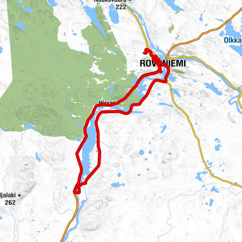 Vennivaara - Rovaniemi - Pahtaja - Rautiosaari
