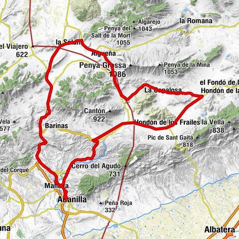 Abanilla - Rancho El Chambilero - Ricabacica - Puerto de Barinas