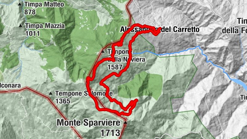 Alessandria del Carretto - Timpone Montillo