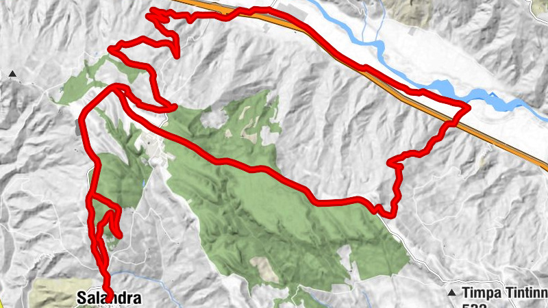 Rione Santa Maria Labarita - Salandra - Rione Cantine - Case sparse