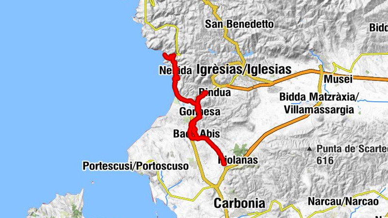 Caput Acquas - Medau Brau - Medau Peddis - Santa Barbara
