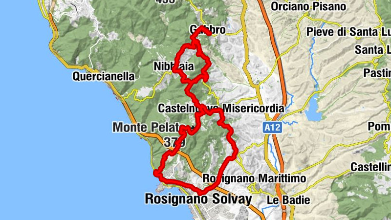 Gabbro - Poggio il Tedesco - Poggio Scandanibbio - Poggio Dorcino