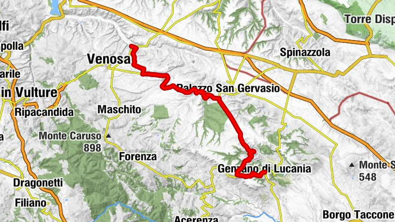 Venosa-Maschito - Banzi - Genzano di Lucania