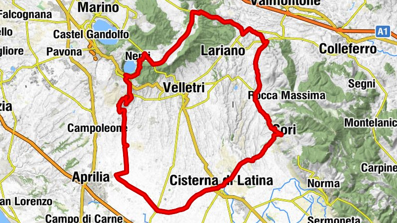 Cori - Bar Trattoria Carano Garibaldi - Colle degli Impiccati - Le Crocette