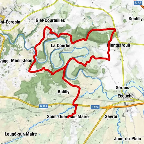 Saint-Ouen-sur-Maire - Église Saint-Ouen - Mesnil-Glaise - La Bulière