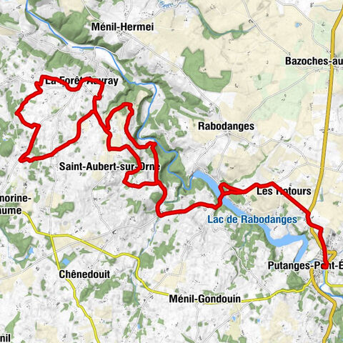 Hôtel-Restaurant Le Lion Verd - Putanges-Pont-Écrepin - Église Saint-Ouen - Le Breuil