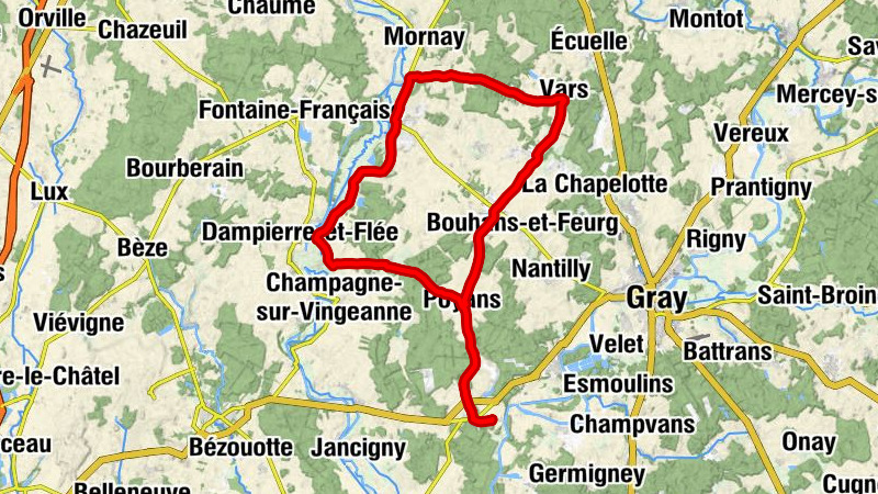 Essertenne-et-Cecey - Le Cheval Blanc - Église Saint-Seine - Église de l'Exaltation-de-la-Sainte-Croix