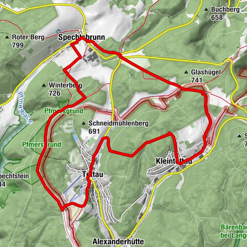 Circular hike - Glass and porcelain tradition on the Rennsteig - Spechtsbrunn