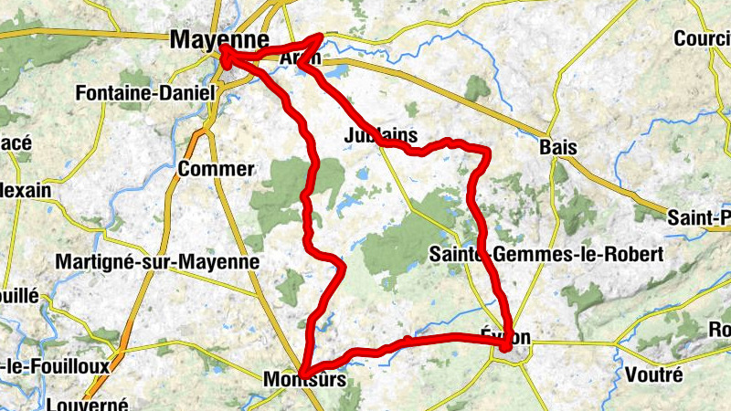 Neau - Église Saint-Gervais et Saint-Protais - Église Saint-Julien - Église Saint-Gervais-et-Saint-Protais