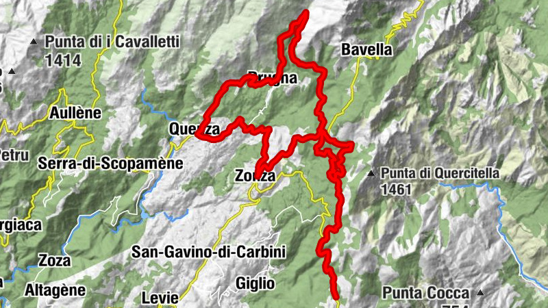 Zonza - L'auberge du Sanglier - Le Randonneur - Quenza