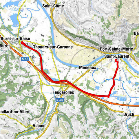 Lamothe - Buzet-sur-Baïse - Baqué - Saint-Laurent