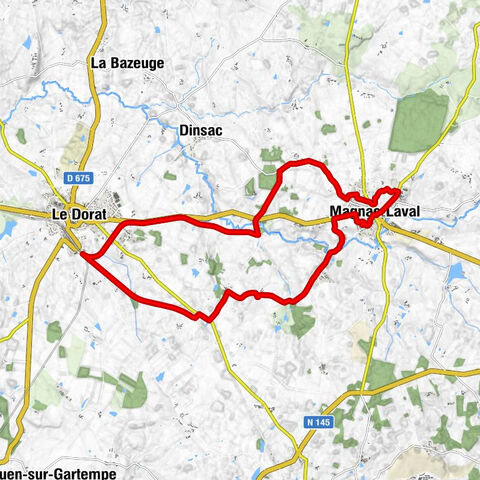 Magnac-Laval - Lathière - La Sébioune Haute - Puygibaud