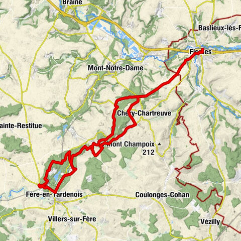 Fismes - Aux Chailleaux - Au Dessus de l'Écu - Au Moulin Neuf