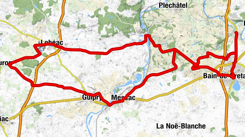 Le Châtellier - Chapelle du Coudray - Église Saint-André - Église Saint-Abdon-et-Saint-Sennen