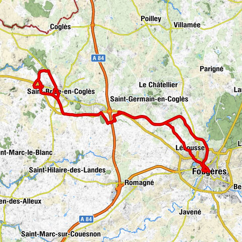 Le Pigeon Blanc - Église Saint-Martin - Fougères - Chapelle Notre-Dame-de- Bon-Secours