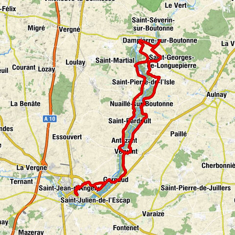 Saint-Jean-d'Angély - La Boucherie - Courcelles - Église Saint-Pierre