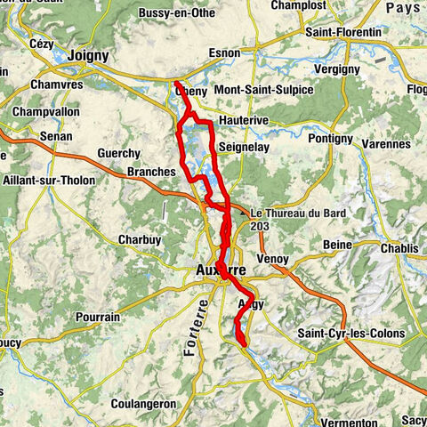 Laroche - Migennes - Crêperie les 3 actes - Église Saint-Loup - Église Saint-Georges