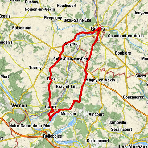 Gisors - Église Saint-Martin - Église Saint-Josse - Église Saint-Gervais et Saint-Protais