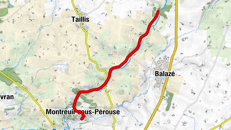 Montreuil-sous-Pérouse - Hourdin - La Basse Molière - La Haute Molière