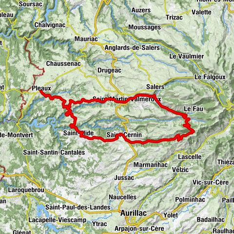 Pleaux - Le Verdier - Lavergne - Gîte et Station du Col de Légal