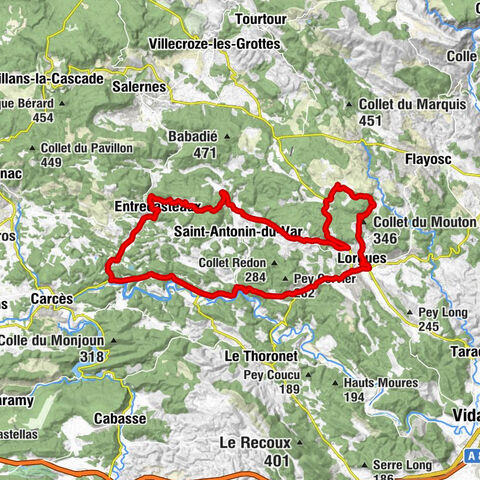 Lorgues - Collégiale Saint-Martin - Chapelle Saint-Jaume - Entrecasteaux