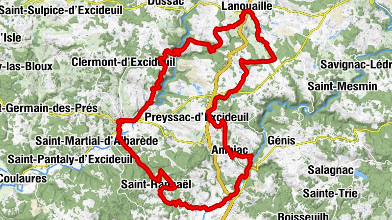 Excideuil - Église Saint-Pierre-ès-Liens - Chapelle Saint-Loup - Église Saint-Thomas